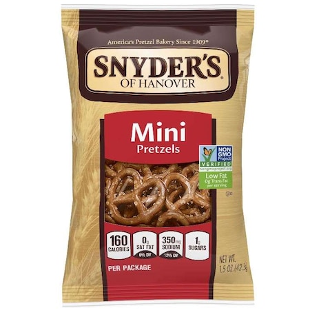 Snyders Of Hanover Snyder's Of Hanover Fat Free Mini Twist Pretzels 1.5 oz. Bag, PK60 22170